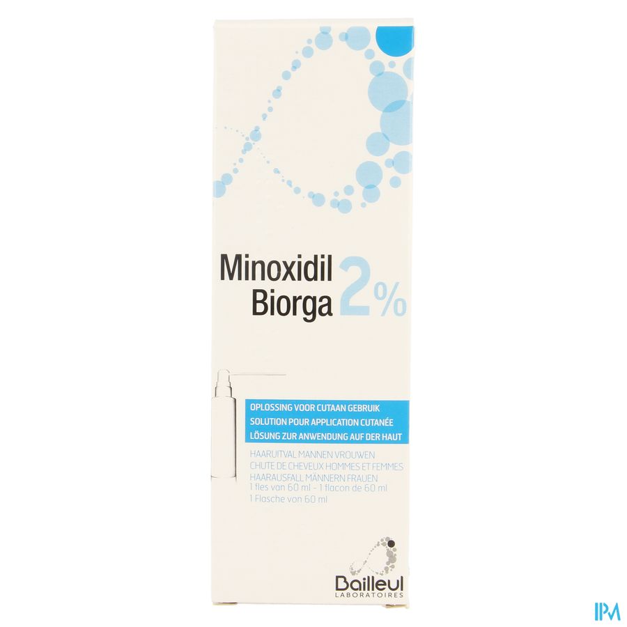 Minoxidil 2% solution pour application cutanée 1x60 ml