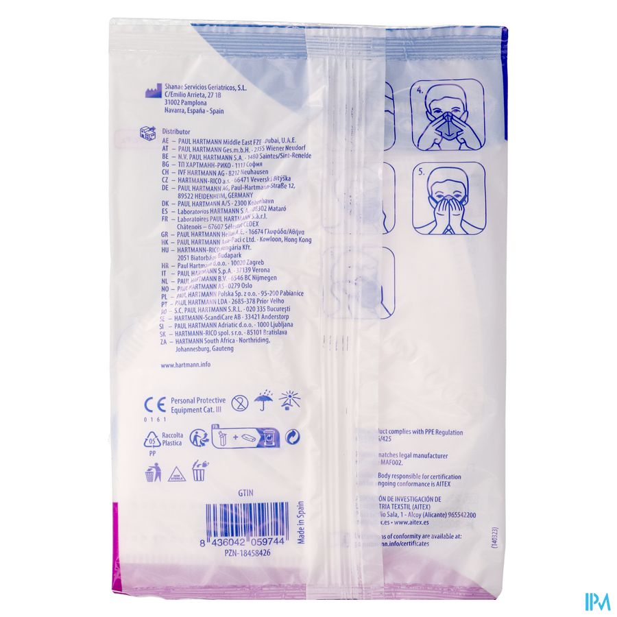 Foliodress Masker Loop Fpp2