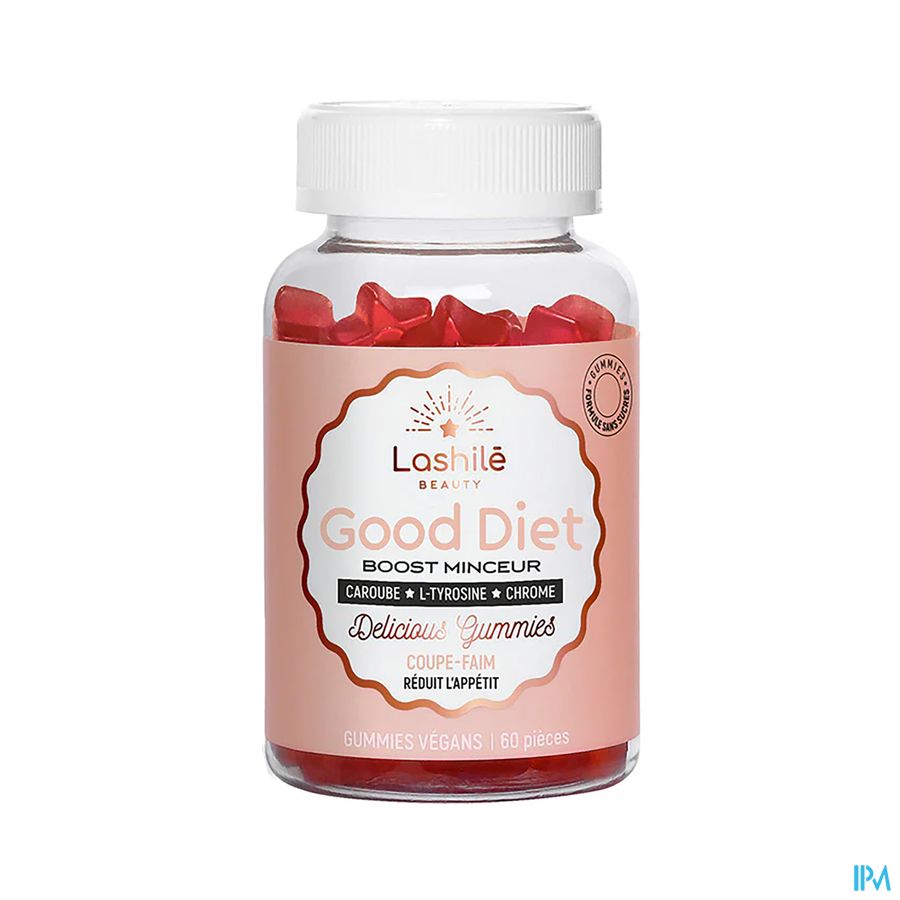 Lashilé GOOD DIET 60 gummies - coupe faim