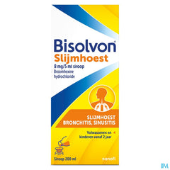 Bisolvon 200ml - Toux grasse, bronchite, sinusite