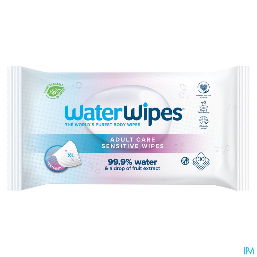 Waterwipes Adult Lingettes 30