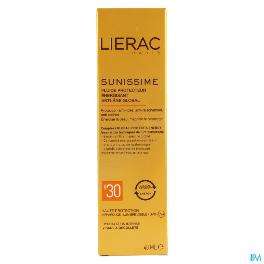 Lierac Sunissime Fluide Visage Ip30 Prot.ener 40ml