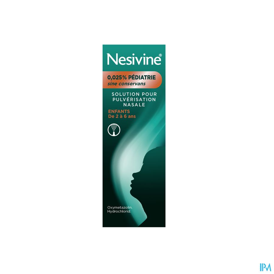 Nesivine 0,025% Sine Conserv Ped Spray Nas 10ml