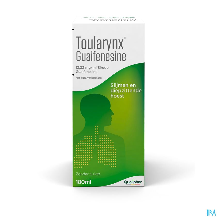 Toularynx Guaifenesine 180 ml sirop toux grasse