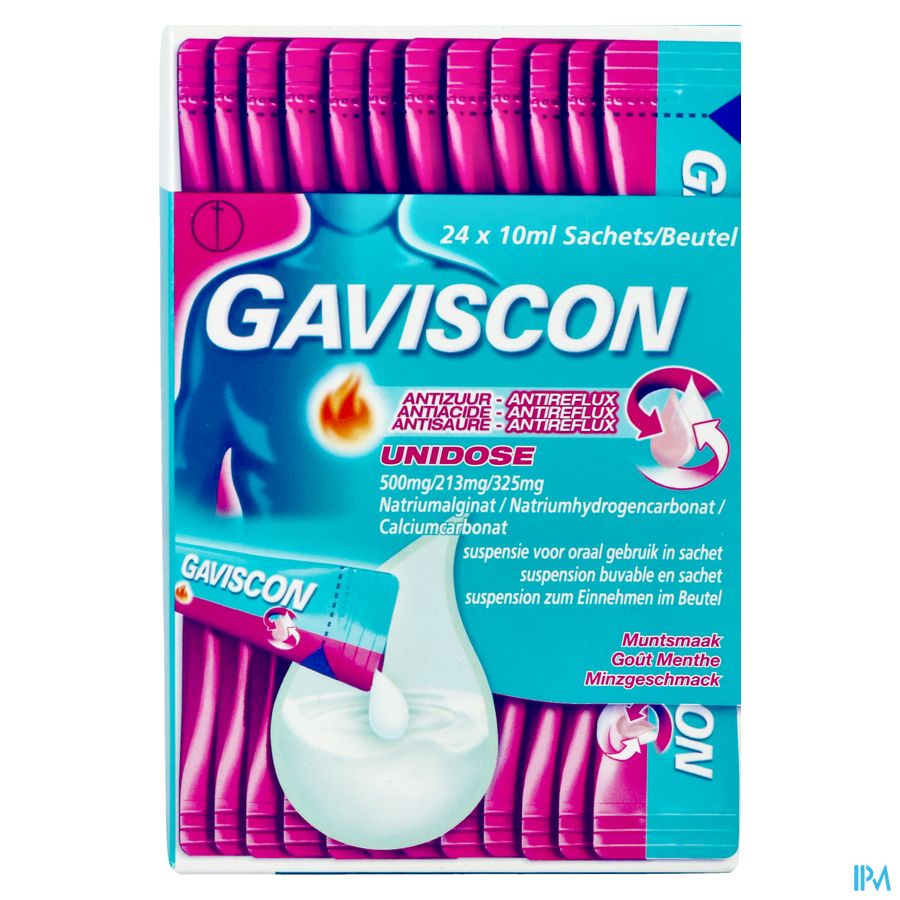 Gaviscon Antireflux Antiacide Susp Buv. Sach 24