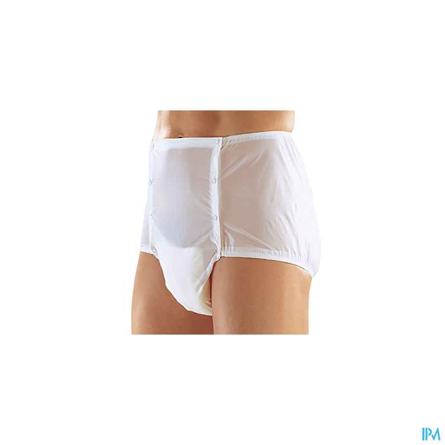 Suprima 1201 Slip Pvc Unisex A Pressions Blanc T44