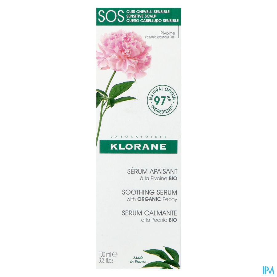 Klorane Capil. Serum Sos Pivoine Bio 100ml