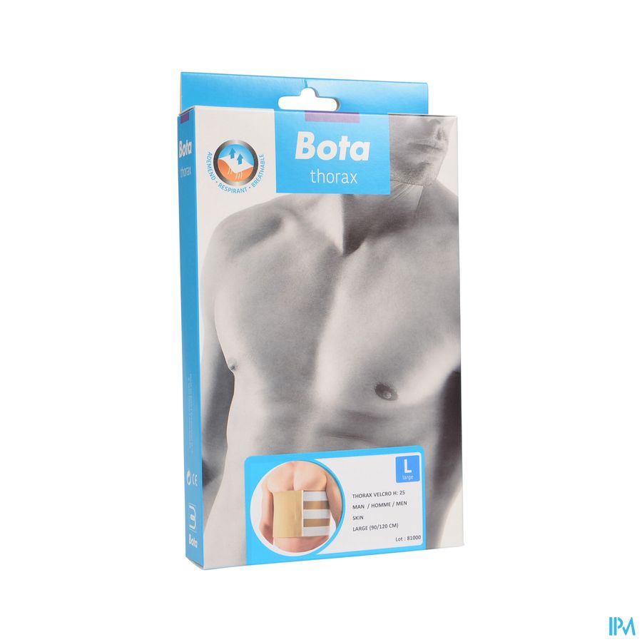 THORAX BOTA HOMME VELCRO - HAUTEUR 25 CM \ LARGE = 90/120CM