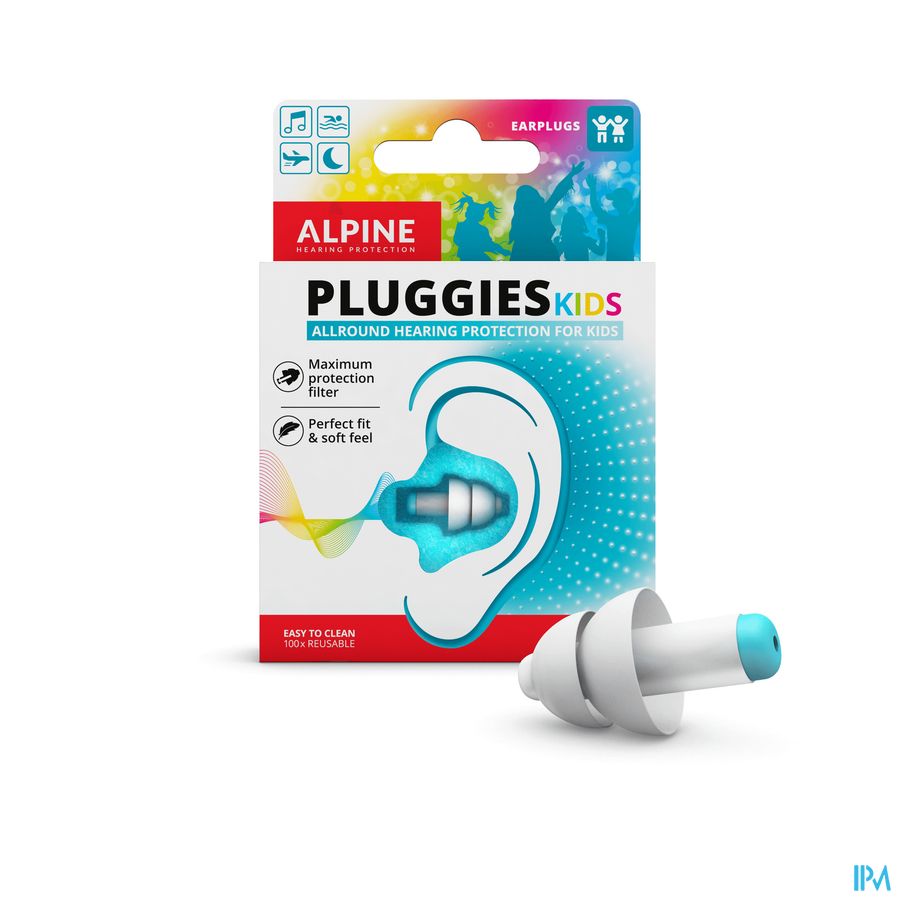 Alpine Pluggies Kids Bouchon Oreille 1p