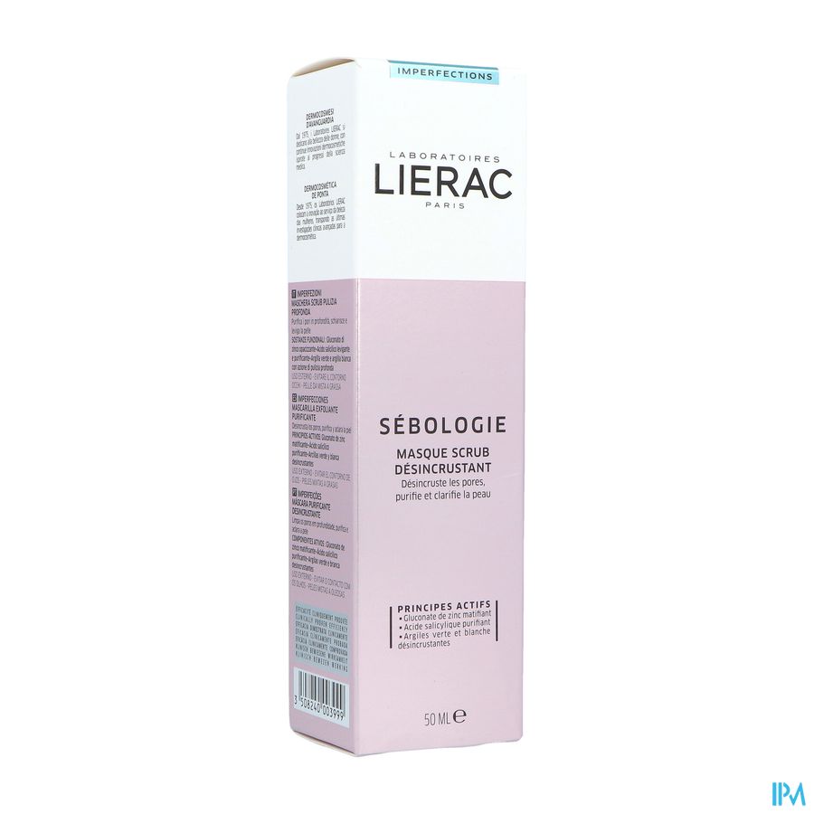 Lierac Sebologie Masque Scrub Desincrustant 50ml