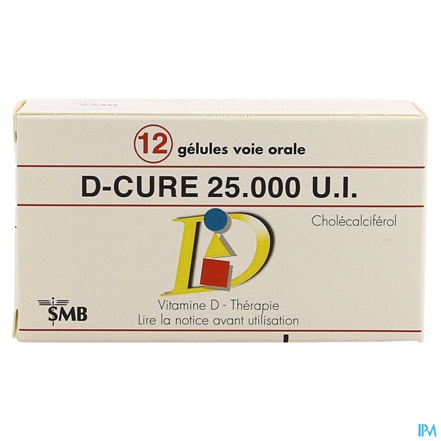 D Cure 25000ui Gelules 12