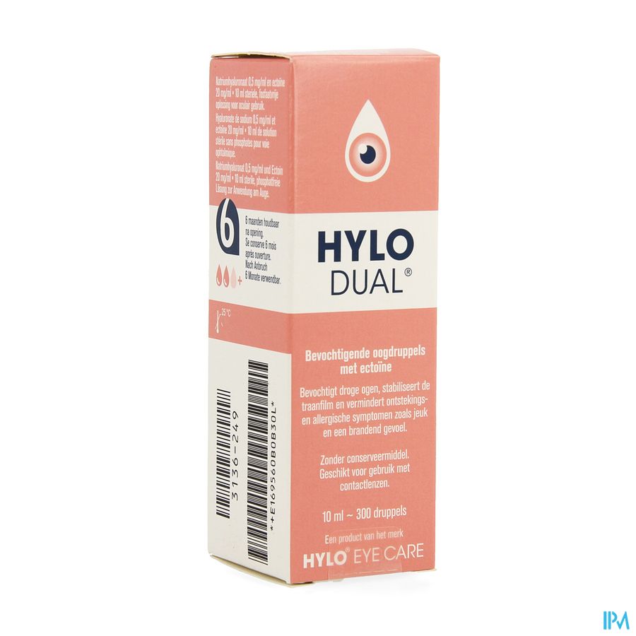 HYLO-Dual Gutt Oculaires 10Ml