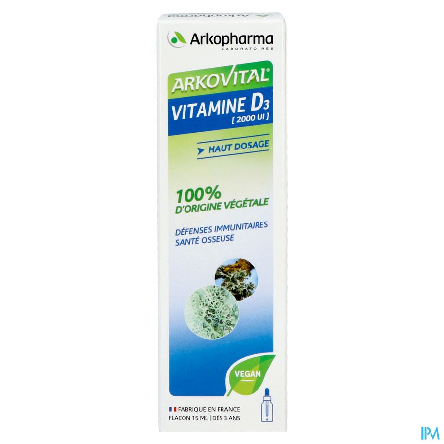 Arkovital Vit D3 & E Vegetales Fl 15ml