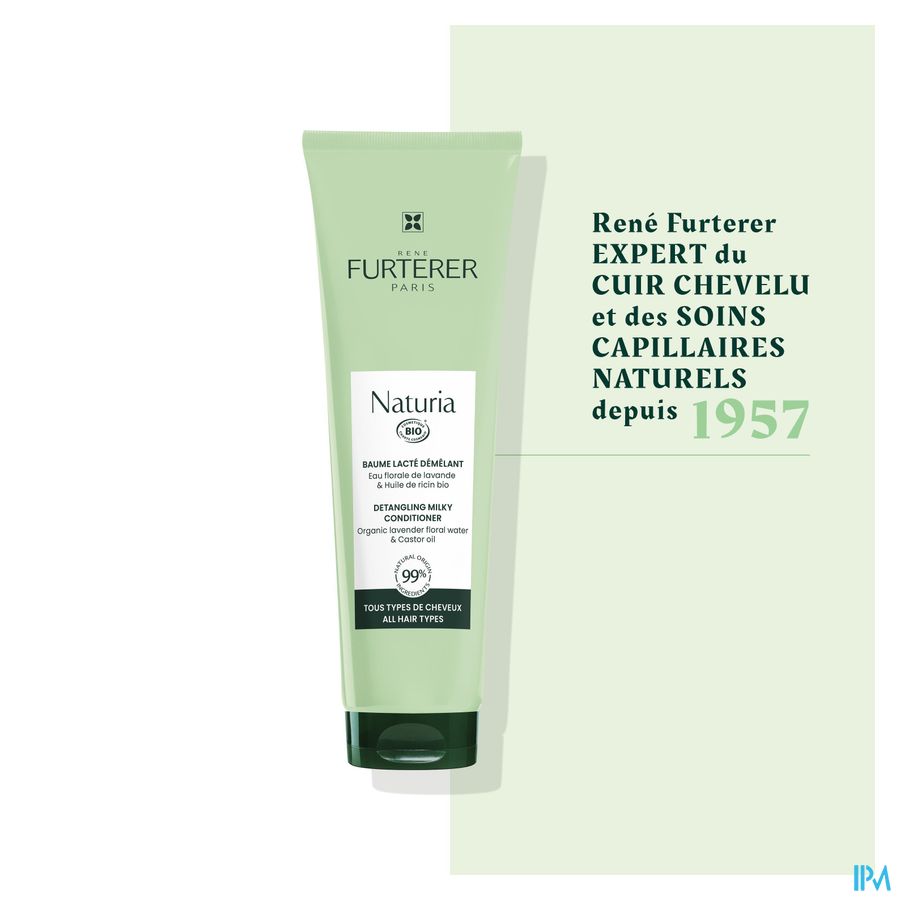 René Furterer Baume lacté démêlant - Soin démêlant bio - NATURIA