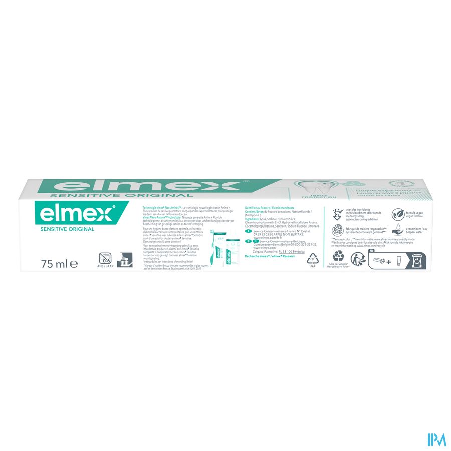 Elmex Sensitive Original Dentifrice Tube 75ml