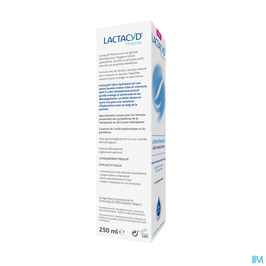 Lactacyd® Pharma Ultra-Hydratant – Soin Intime Lavant – Usage Quotidien – 250 ml