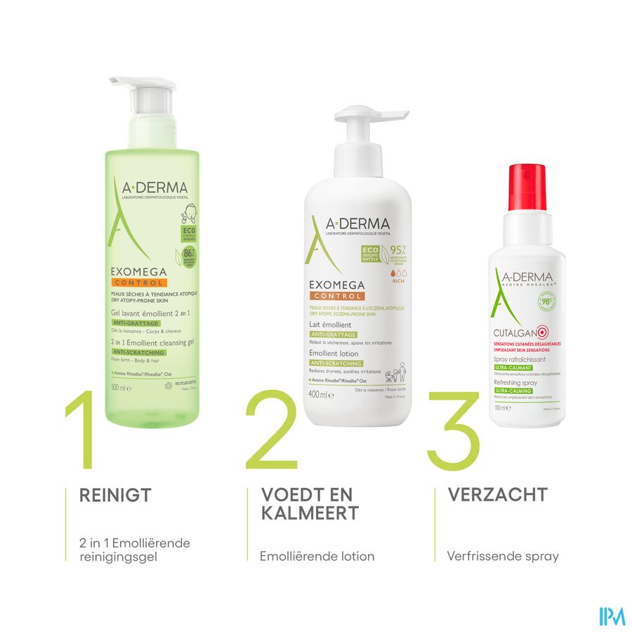 A-DERMA - CUTALGAN SPRAY RAFRAÎCHISSANT ULTRA-CALMANT - Spray rafraîchissant Apaise Effet pansement