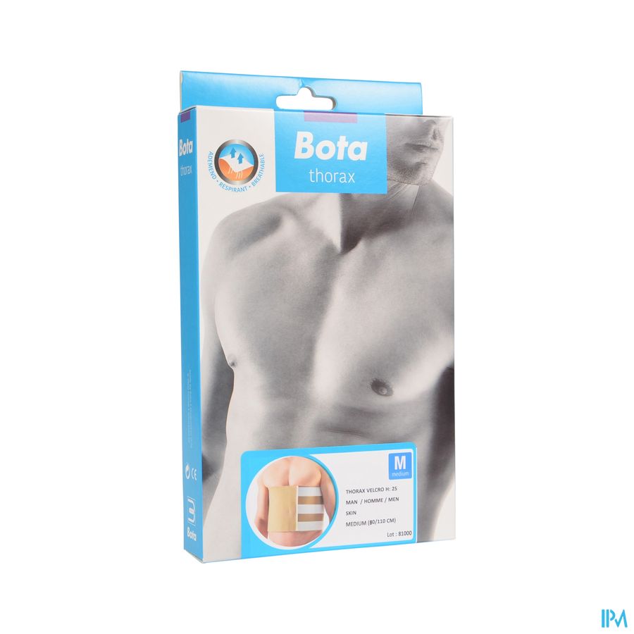 THORAX BOTA HOMME VELCRO - HAUTEUR 25 CM \  MEDIUM = 80/110CM