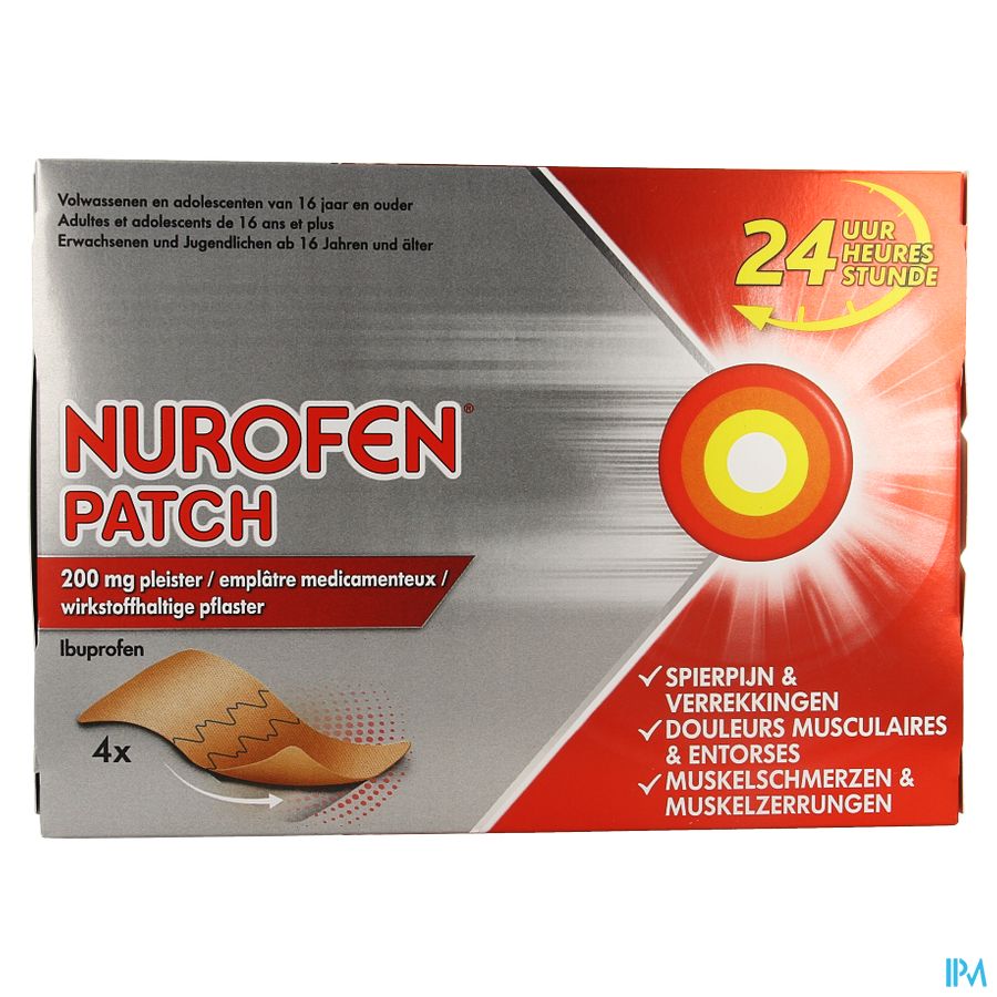 Nurofen Patch 200mg Emplatre 4