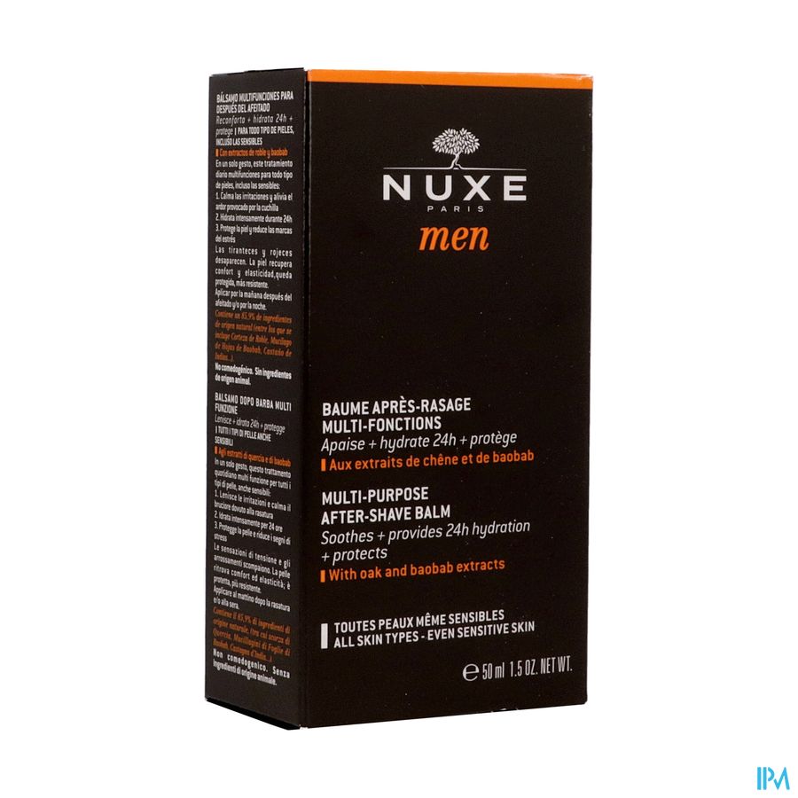 Nuxe Men Baume Apres Rasage Multi Fonction 50ml