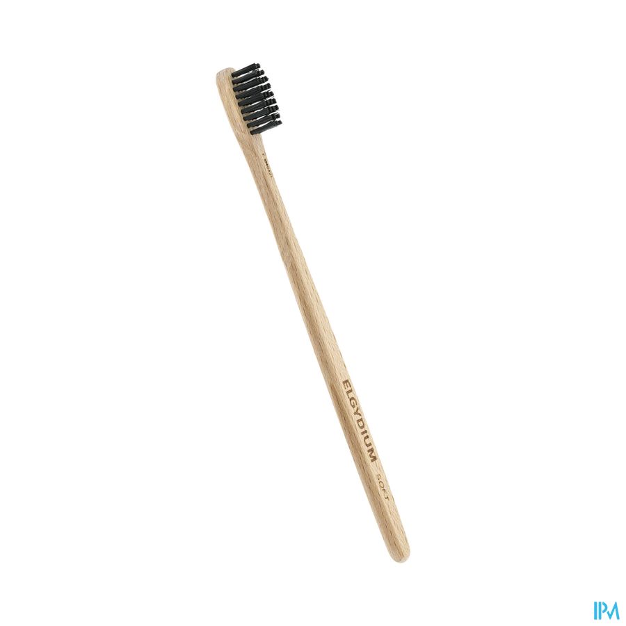 ELGYDIUM Brosse à dents Éco-responsable en bois