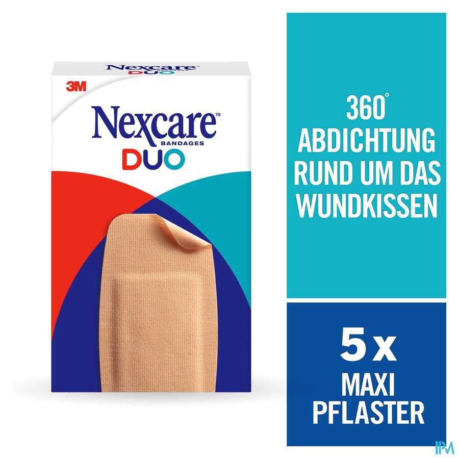 Nexcare 3m Duo Pansement Maxi 51x102mm 5