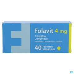 Folavit 4 mg - Acide folique - 40 x 4 mg