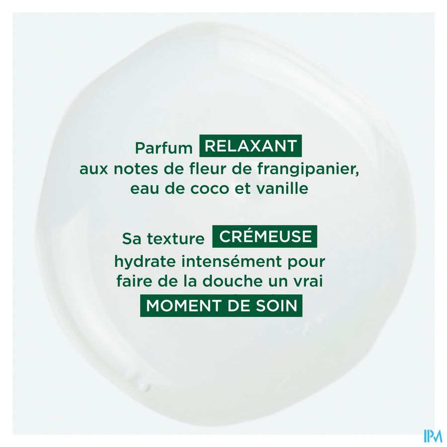 Klorane - Crème douche au Cupuaçu BIO - Fleur de Frangipanier - Peau sèche