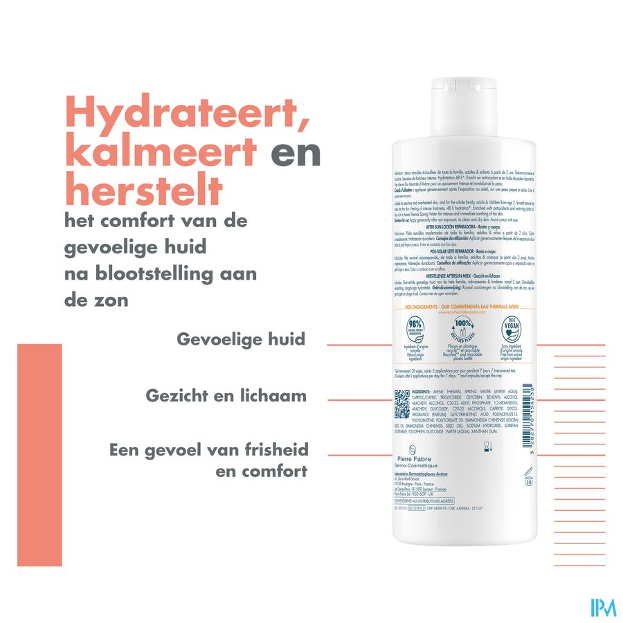 Eau Thermale Avène Après-soleil lait réparateur