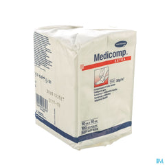 Medicomp 10x10cm 6pl. N.st. 100 P/s