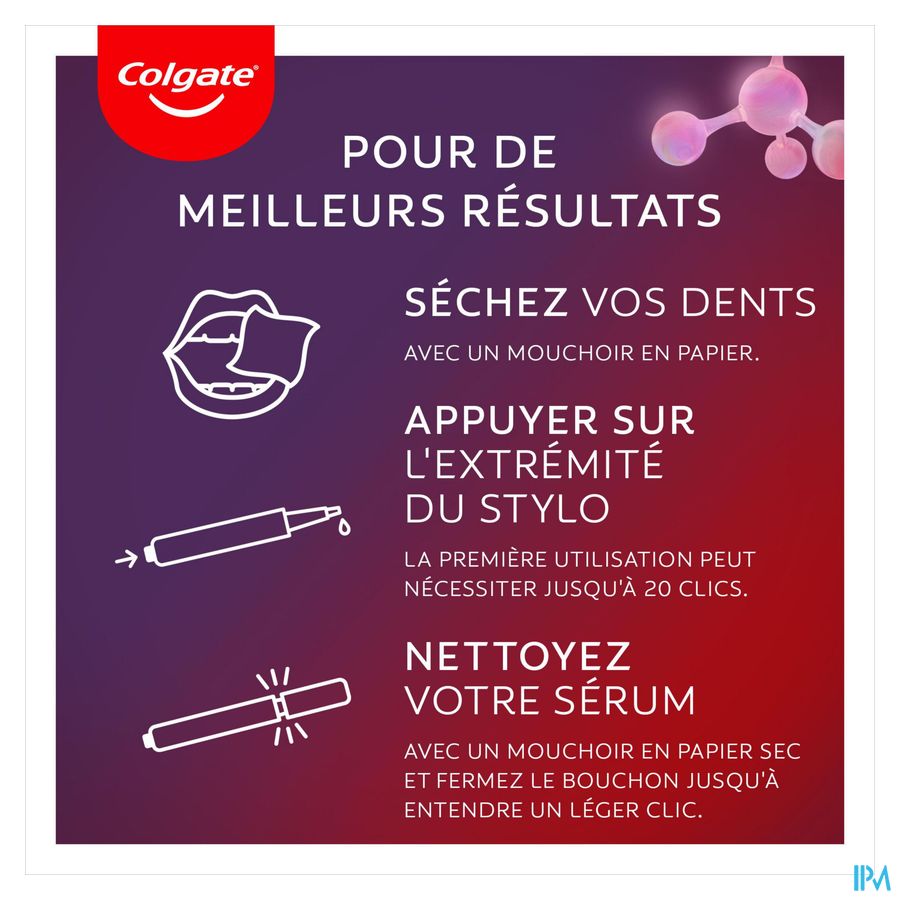 Colgate Max White Stylo Blancheur Nuit 2,5ml Nf