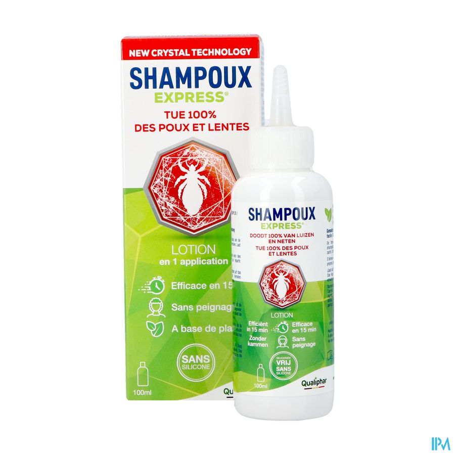 Shampoux Express anti-poux et anti-lentes lotion 100 ml