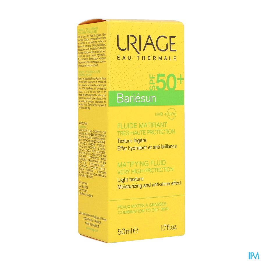 Uriage Bariesun Mat Ip50+ Emulsion 50ml