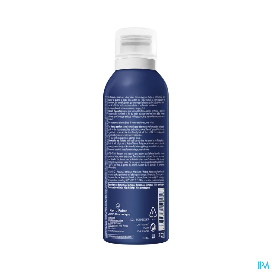 Eau Thermale Avène - MEN Mousse à raser peaux sensibles