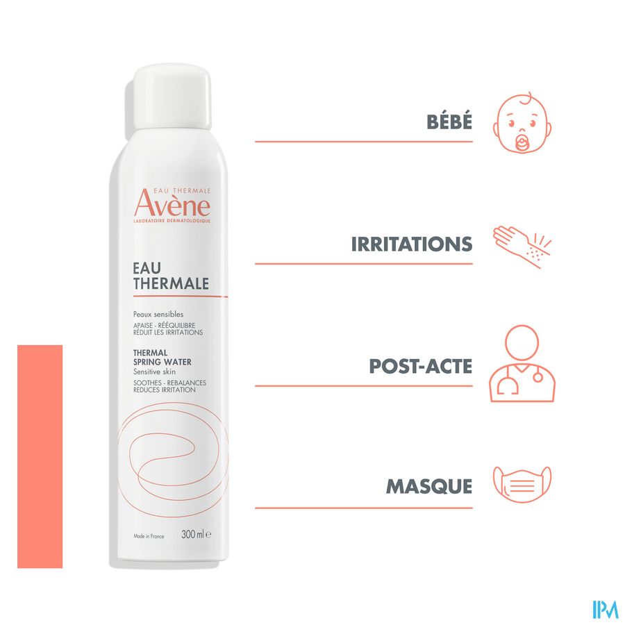 Eau Thermale Avène - Spray Brumisateur Apaisant Eau Thermale Peaux sensibles