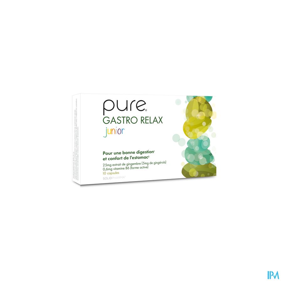 Pure Gastro Relax Junior Caps 10