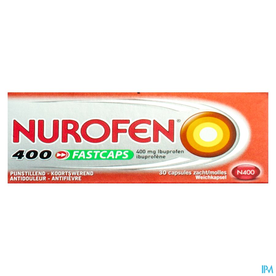 Nurofen 400 Fastcaps Caps 30x400mg