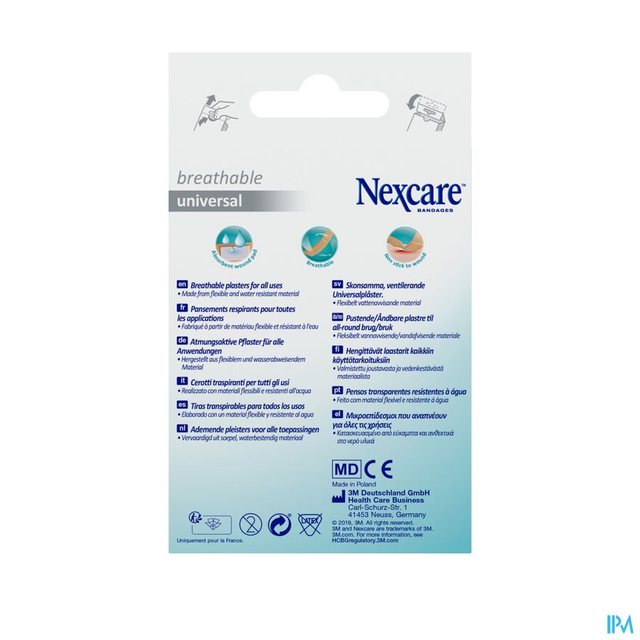 Nexcare 3m Breath.univ.25x72mm Strips 20 N0320ns-1