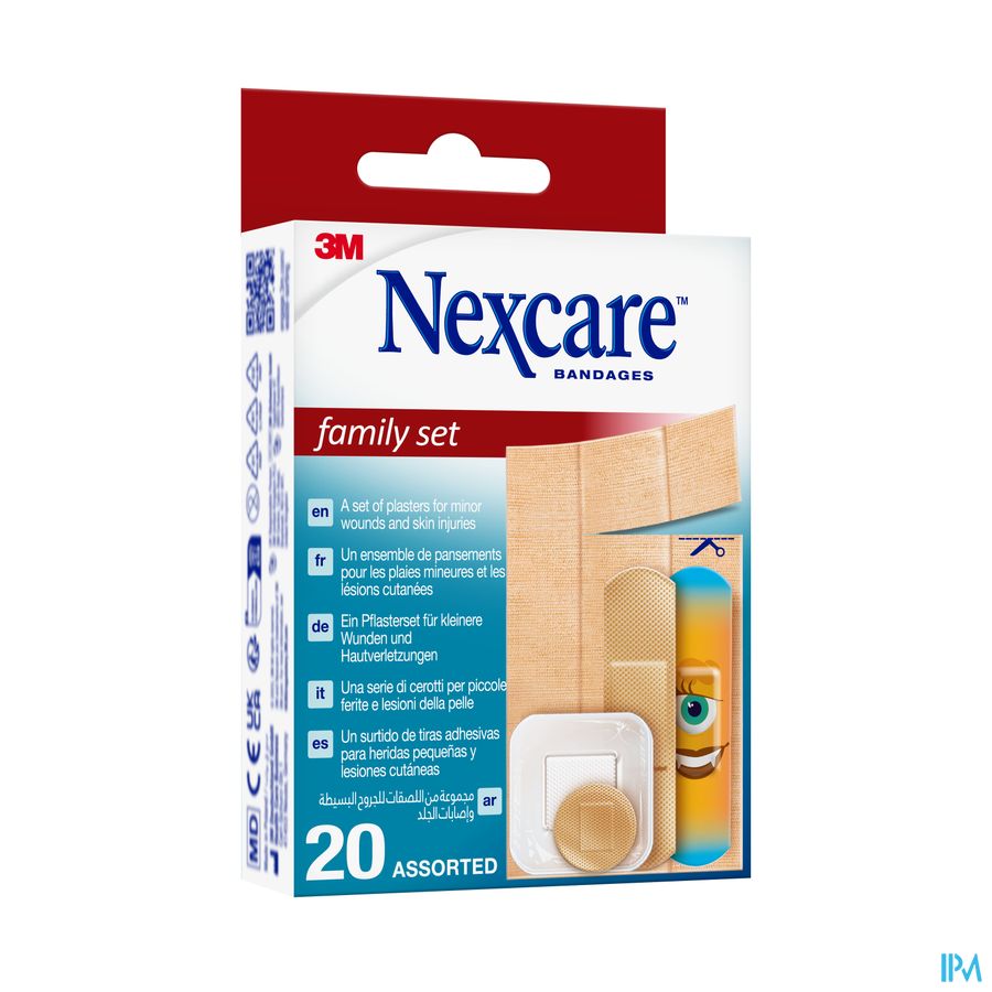 Nexcare 3m Family Set Assortiment Pansements 20