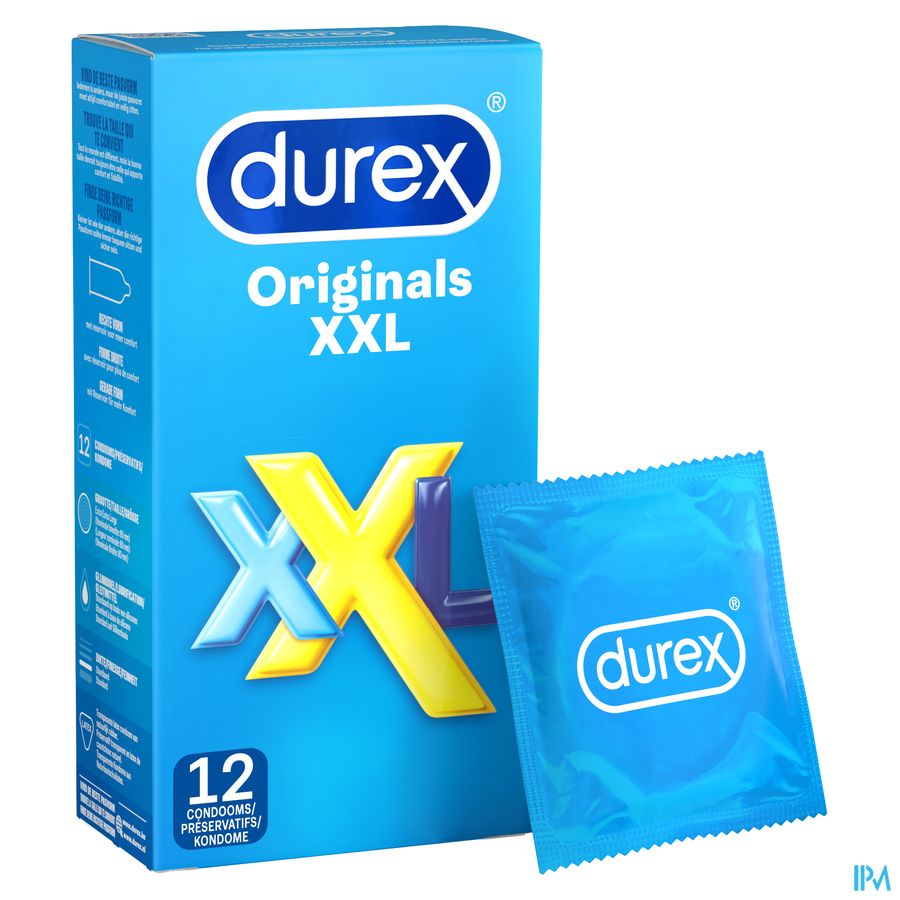 Durex Originals Xl Preservatifs 12