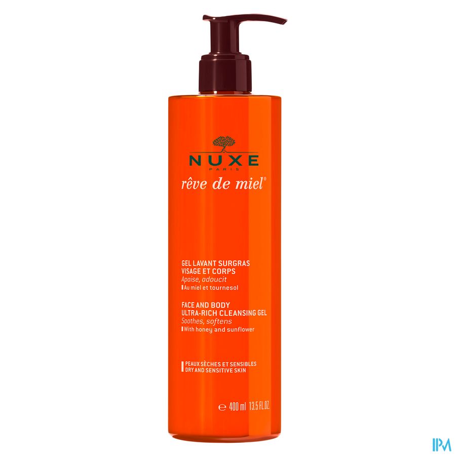 Nuxe Reve De Miel Gel Nett.surgr.vis.-corps 400ml