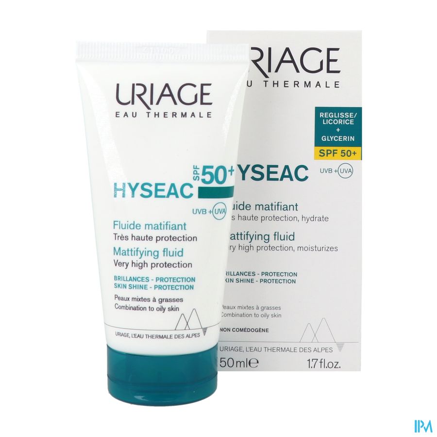 Hyseac Fluide Matifiant Spf50+ 50ml