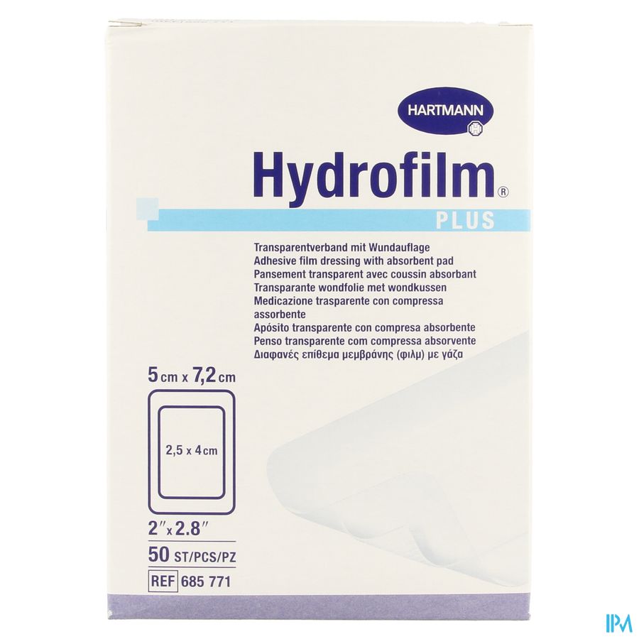Hydrofilm Plus 5x7,2cm 50 P/s