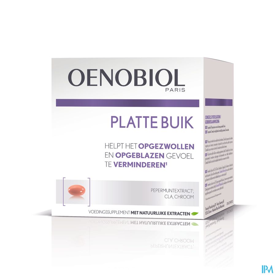 Oenobiol Ventre Plat 60 capsules - Minceur & maigrir