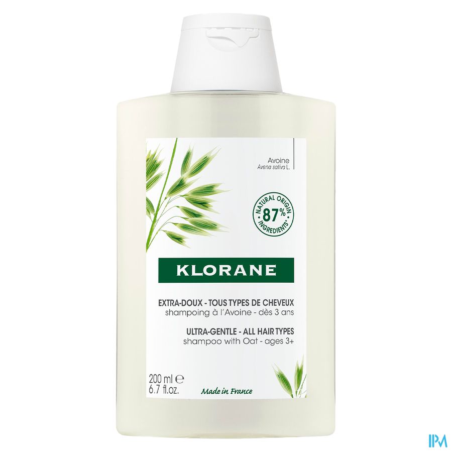 Klorane - Extra-doux Shampoing à l'Avoine - Tous types de cheveux