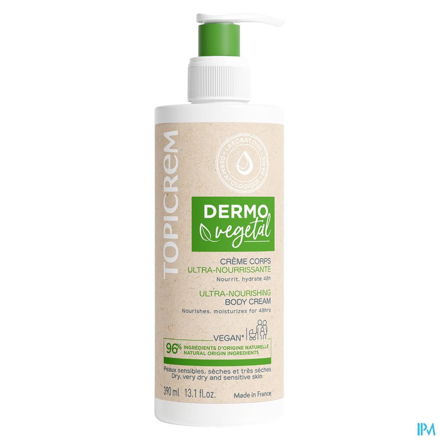 Topicrem Dermovegetal Ultra-nouris. Cr Corps 390ml
