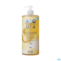 Aqua Huile Douche Dermo Apaisante Bio Fl Pompe 1l