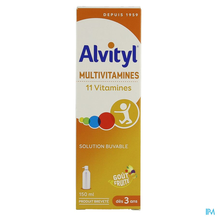 Alvityl Multivitamines Sol Buv. Fl 150ml