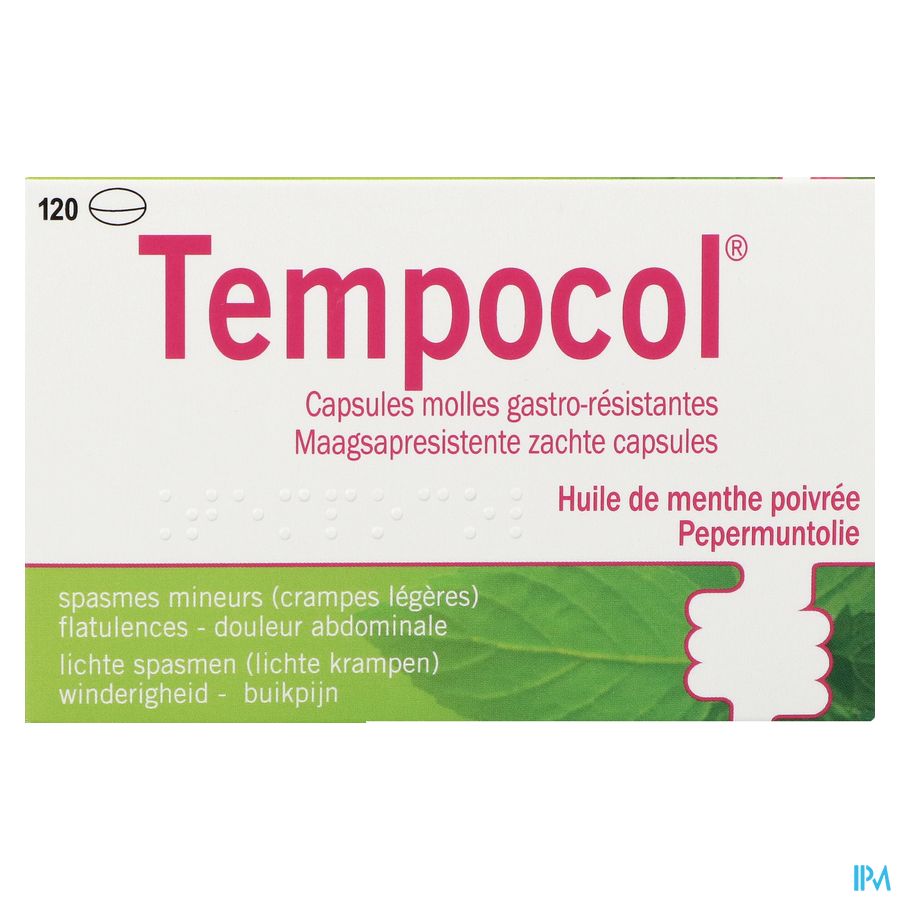 Tempocol Gastroresist. Caps Molles 120 X 182mg