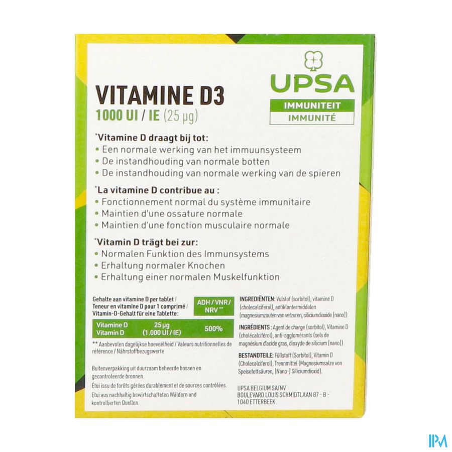 Upsa Vitamine D3 Comp 30